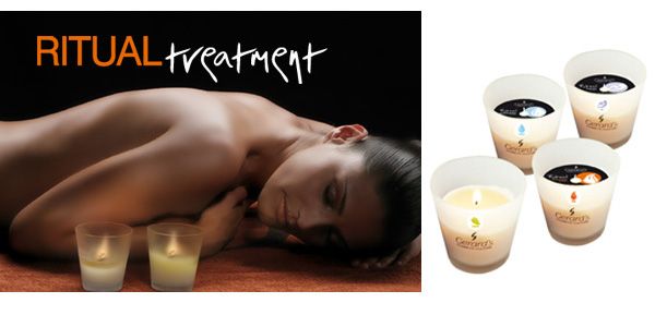 massaggio con candele